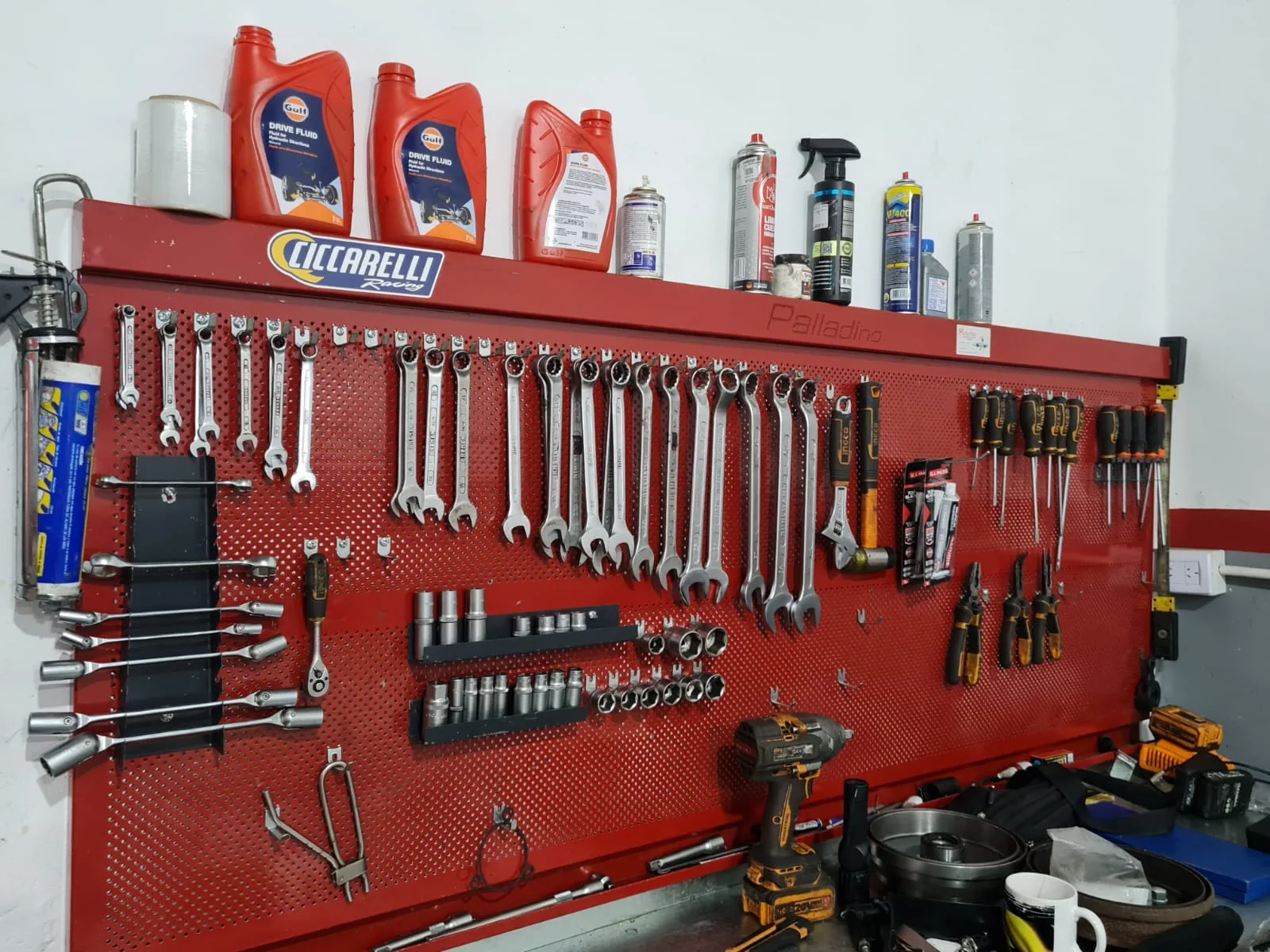 Pañol de herramientas del taller Folmer